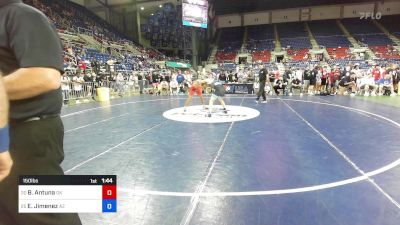 150 lbs Cons 32 #2 - Braxten Antuna, OK vs Edgar Jimenez, AZ