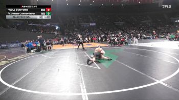 4A Boys 120 lbs Quarterfinal - Cole Stafford, Molalla Boys vs Conner Cunningham, Phoenix Boys