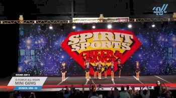G-Force All Stars - Mini Gems [2023 L1 Mini - D2 Day 2] 2023 Spirit Sports West Palm Beach Nationals