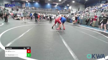 Quarterfinal - Aiden Alfry, Newkirk Takedown Club vs Kayden Swanson, Barnsdall Youth Wrestling