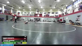 157 lbs Cons. Round 2 - Gavin Morawitz, Quincy vs Cooper Warshel, Pitt-Johnstown