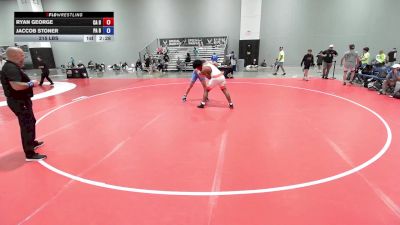 215 lbs Ryan George, California Blue vs Jaccob Stoner, Pennsylvania Blue