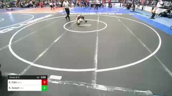 49 lbs Consi Of 4 - Kash Colo, Bulldogs vs Sadie Sweat, Kalispell Wrestling Club