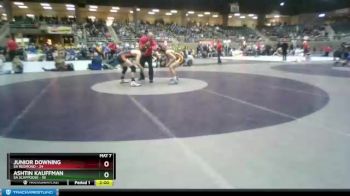 145 lbs Finals (8 Team) - Ashtin Kauffman, 5A Scappoose vs Junior Downing, 5A Redmond