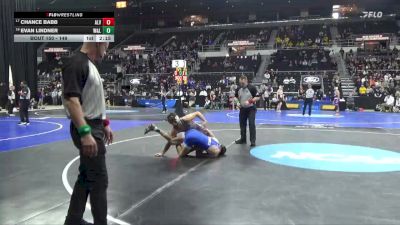 149 lbs Cons. Round 2 - Evan Lindner, Wash. & Lee vs Chance Babb, Alvernia