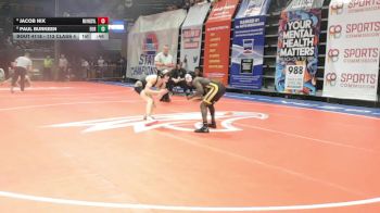 113 Class 4 lbs Cons. Round 1 - Paul Burkeen, Eureka vs Jacob Nix, Waynesville