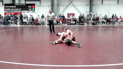 141 lbs Consi Of 16 #2 - Kyle Gidman, Springfield vs Daniel Sullivan Jr, Bridgewater