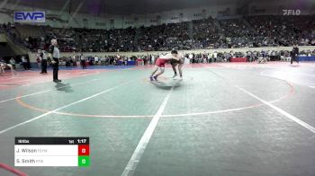 161 lbs Round Of 32 - Jack Wilson, Fort Gibson Youth Wrestling vs Steven Smith, Pryor Tigers Wrestling