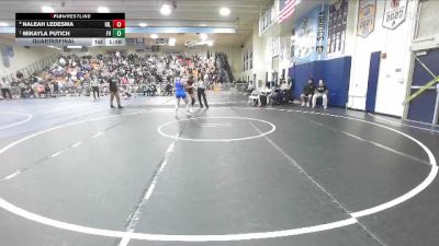 115 lbs Quarterfinal - Mikayla Putich, Fountain Valley vs Naleah Ledesma, Hillcrest