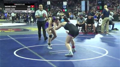 140 lbs Consi Of 16 #2 - Rachel Critz, Marina (SS) vs Amber Farr, Norwalk (SS)