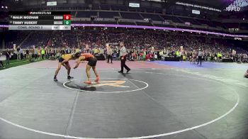 D1-150 lbs Cons. Round 2 - Timmy Hubert, Grand Ledge HS vs Malik Mozham, Dearborn HS