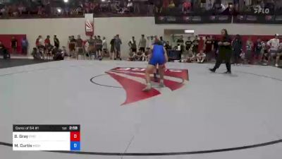 74 kg Consi Of 64 #1 - Brody Gray, Cincinnati RTC vs Miles Curtis, Michigan