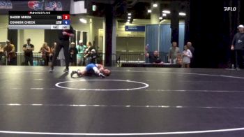 49 lbs 5th Place Match - Saeed Mirza, Edina Wrestling Association vs Connor Check, Lake Zurich Cubs Wrestling Club