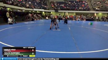 100 lbs Round 2 - Hadley Vold, Team Nazar vs Taylyn Humphrey, Humboldt Wildcat Wrestling Clu