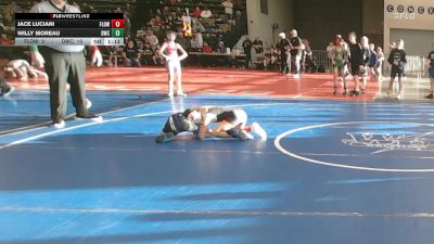 61 lbs Rr Rnd 1 - Jace Luciani, F.L.O.W. - ESC vs Willy Moreau, DoughBoy WC - ESC