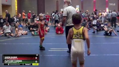 49 lbs Finals (8 Team) - Fletcher Currier, East Kansas Eagles vs Jaxon Burke, MO Outlaws Gold