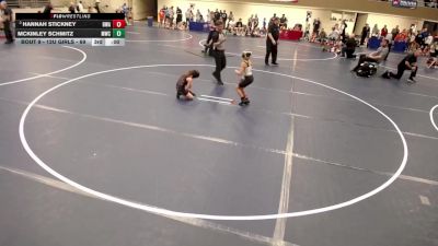 10U GIRLS - 73 lbs Champ. Round 1 - Adalida Verdick, Minnesota vs Issabella Mischke, Minnesota