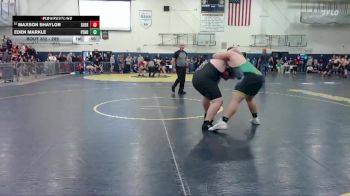 285 lbs Cons. Round 1 - Maxson Shaylor, Sherwood vs Eden Markle, Pendleton