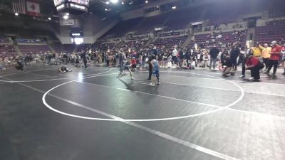 58 lbs Quarters - Nico Lopez, Black Fox Wrestling Academy vs Cooper Patch, Montana