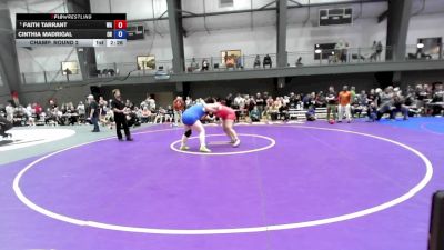 Junior Girls FS - 235 lbs Champ. Round 2 - Faith Tarrant, WA vs Cinthia Madrigal, OR