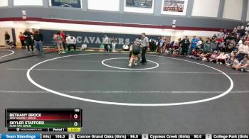 165 lbs Quarterfinal - Bethany Brock, New Waverly (Girls) vs Skyler Stafford, Klein Oak (Girls)