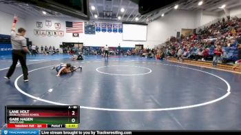 85 lbs Cons. Round 1 - Lane Holt, Douglas Middle School vs Gabe Hagen, Wheatland
