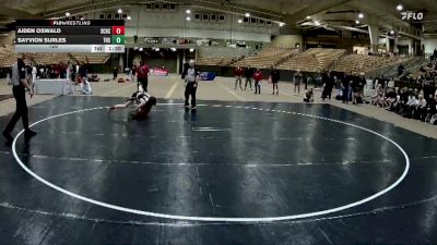 120 lbs 2nd Wrestleback (8 Team) - Aiden Oswald, Station Camp High School vs Sayvion Surles, Tullahoma High School