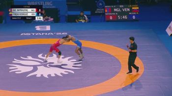 57 kg 1/8 Final - Munkh Erdene Batkhuyag, Mongolia vs Pedro Jesus Mejias Rodriguez, Venezuela