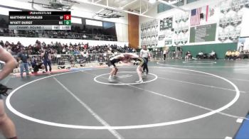 157 lbs Champ. Round 1 - Matthew Morales, Villa Park vs Wyatt Durst, Millikan