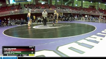 120 lbs Round 2 (6 Team) - Max Brummer, Gretna East vs Caeleb Hutchinson, Manhattan HS