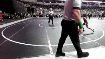 64 lbs Consi Of 8 #2 - Lyla Stone, Young Viking Warriors vs Sawyer Halbert, Potosi WC