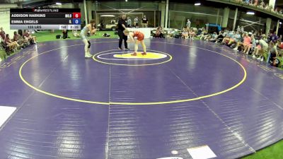 125 lbs Addison Harkins, Missouri Blue vs Emma Engels, Illinois