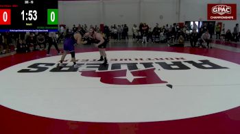 285 lbs Champ. Round 1 - Andy Rodriguez, Waldorf vs Eli Criblez, Doane University