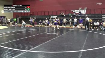 197 lbs Cons. Round 3 - Rhett Walters, Montevallo vs Anthony Olea, Emmanuel College