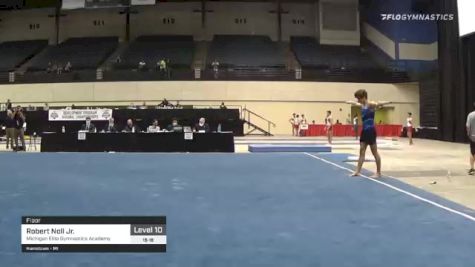 Robert Noll Jr. - Floor, Michigan Elite Gymnastics Academy - 2021 USA Gymnastics Development Program National Championships