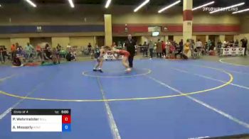 62 kg Consi Of 4 - Paige Wehrmeister, BullTrained Wrestling vs Addison Messerly, Kentucky