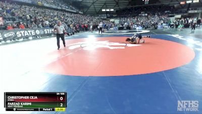 3A 106 lbs Cons. Round 3 - Christopher Ceja, O`Dea vs Farzad Karimi, Kent Meridian