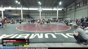 110 lbs Semifinal - Jett Atchley, Teton Middle School vs Konnor Fordyce, Kuna