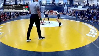 132 lbs Round 1 (16 Team) - Joseph Yeoman, Long County vs Jaxon Sanchez, Harlem