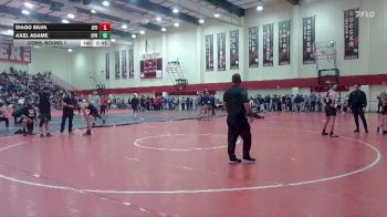 157 lbs Cons. Round 1 - Diago Silva, Simon Fraser (B.C.) vs Axel Adame, Cal Poly Humboldt