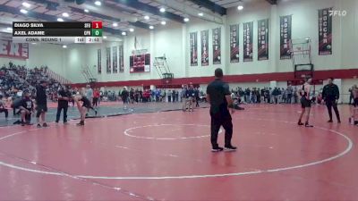 157 lbs Cons. Round 1 - Diago Silva, Simon Fraser (B.C.) vs Axel Adame, Cal Poly Humboldt