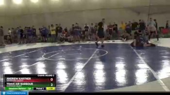 155 lbs Champ. Round 2 - Trave`air Barbour, Shamrock Select vs Andrew Kartner, Woodford County