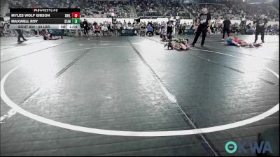 58 lbs Semifinal - Myles Wolf Gibson, Shelton Wrestling Academy vs Maxwell Roy, Standfast