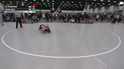 100 lbs Cons. Sub-rd Of 16 - Eli Thompson, Nebraska vs Tevor Cole, Eierman Elite Wrestling Club