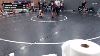 120 lbs Round 1 - DeShaunn Baker, Idaho Falls Wrestling Club vs Karter Deleon, Emmett Wrestling Club