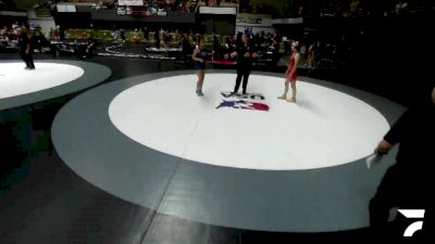 110 lbs Champ. Round 2 - Lyla Tillman, Fremont Warriors Wrestling Club vs Miabella Madueno, Legacy Wrestling Center