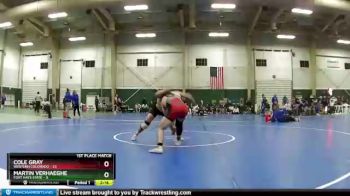 184 lbs Finals (2 Team) - Martin Verhaeghe, Fort Hays State vs Cole Gray, Western Colorado