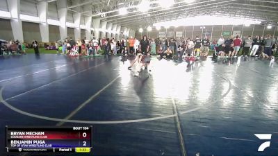 67 lbs Semifinal - Bryan Mecham, Cougars Wrestling Club vs Benjamin Puga, Top Of Utah Wrestling Club