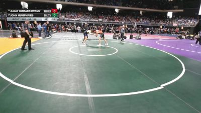 5A 165 lbs Cons. Round 1 - John Humphries, College Station vs Aajay Kumaraswamy, San Antonio Wagner