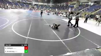 58 lbs Rr Rnd 1 - Breanna Gallegos, Mayhem vs Eli Armstrong, East Idaho Elite